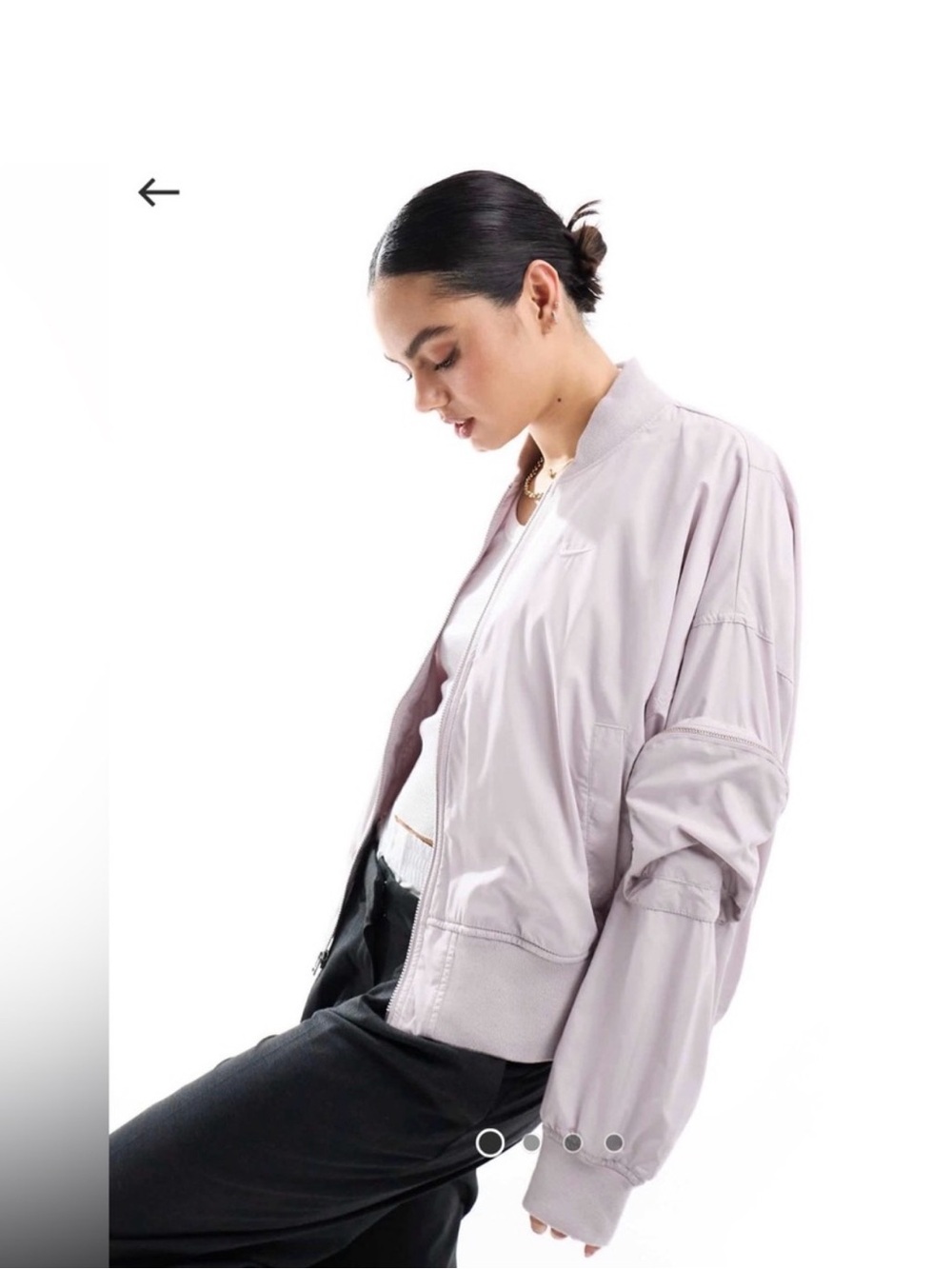 Nike Light Lavender Women's Bomber Jacket